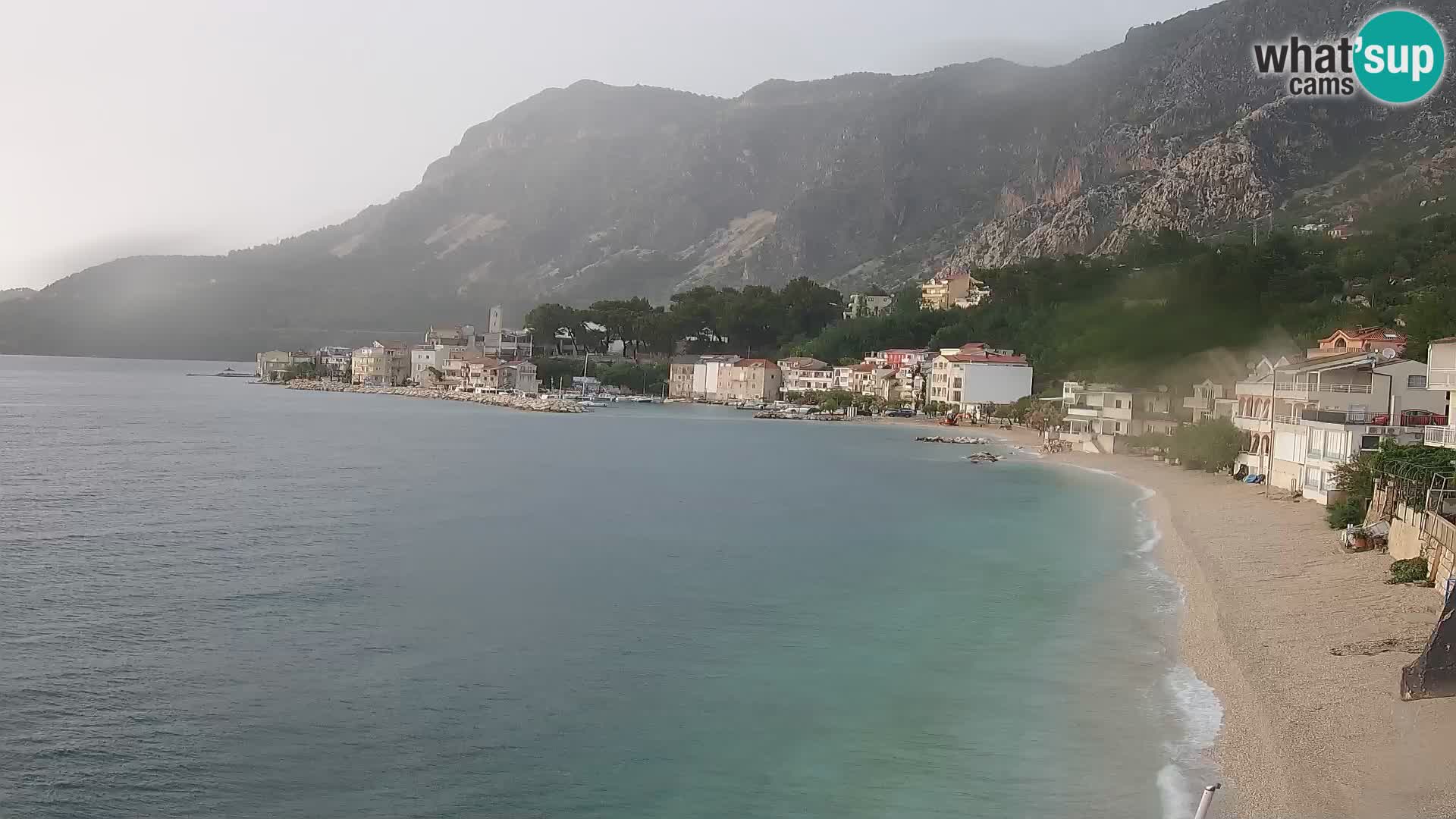 Webcam Drašnice (Podgora)  – Beach – Ober apartments