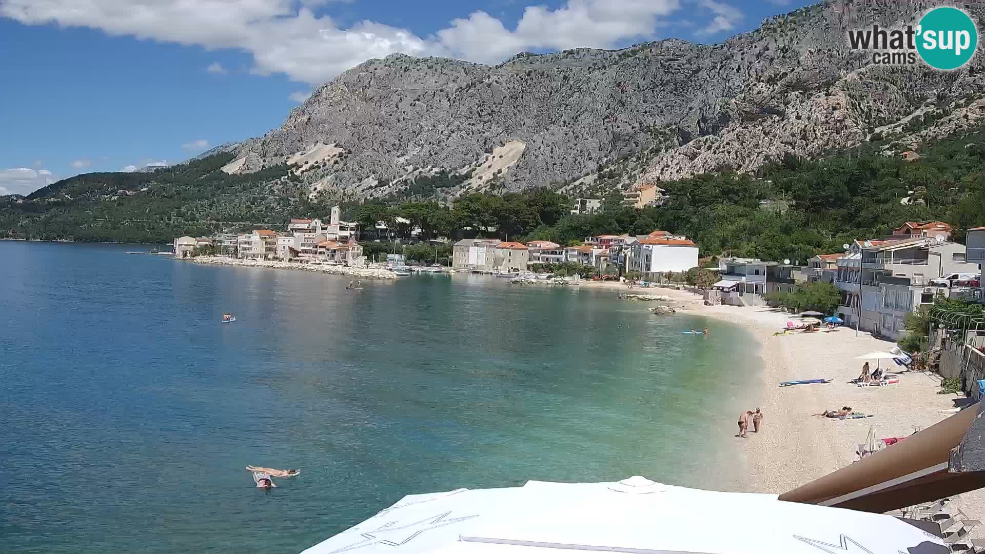 Kamera v živo Drašnice (Podgora) – Plaža