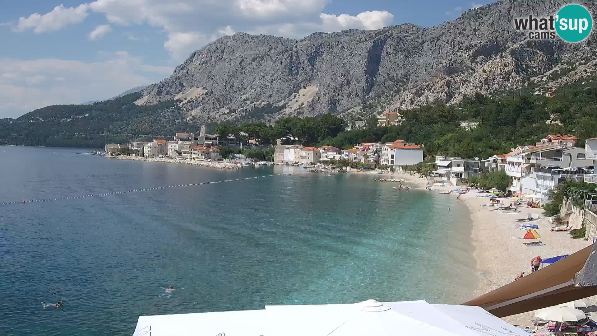 Webcam Drašnice (Podgora)  – Playa