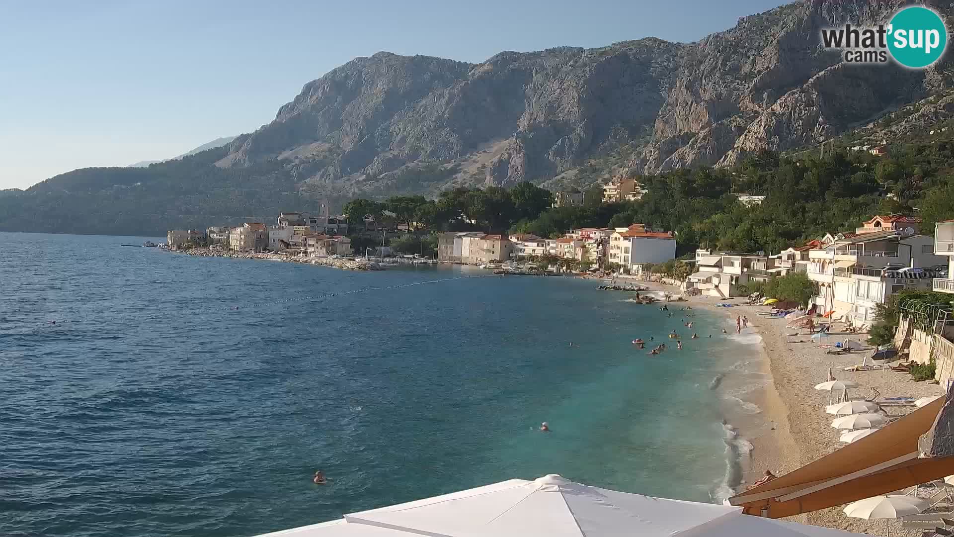Webcam Drašnice (Podgora)  – Beach – Ober apartments