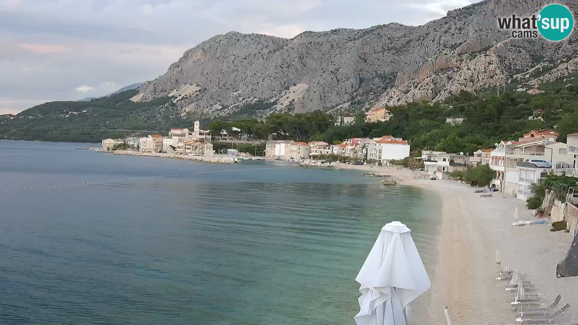 Webcam Drašnice (Podgora)  – Beach – Ober apartments