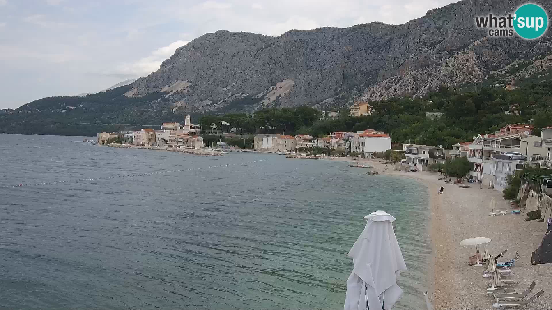 Webcam Drašnice (Podgora)  – Strand