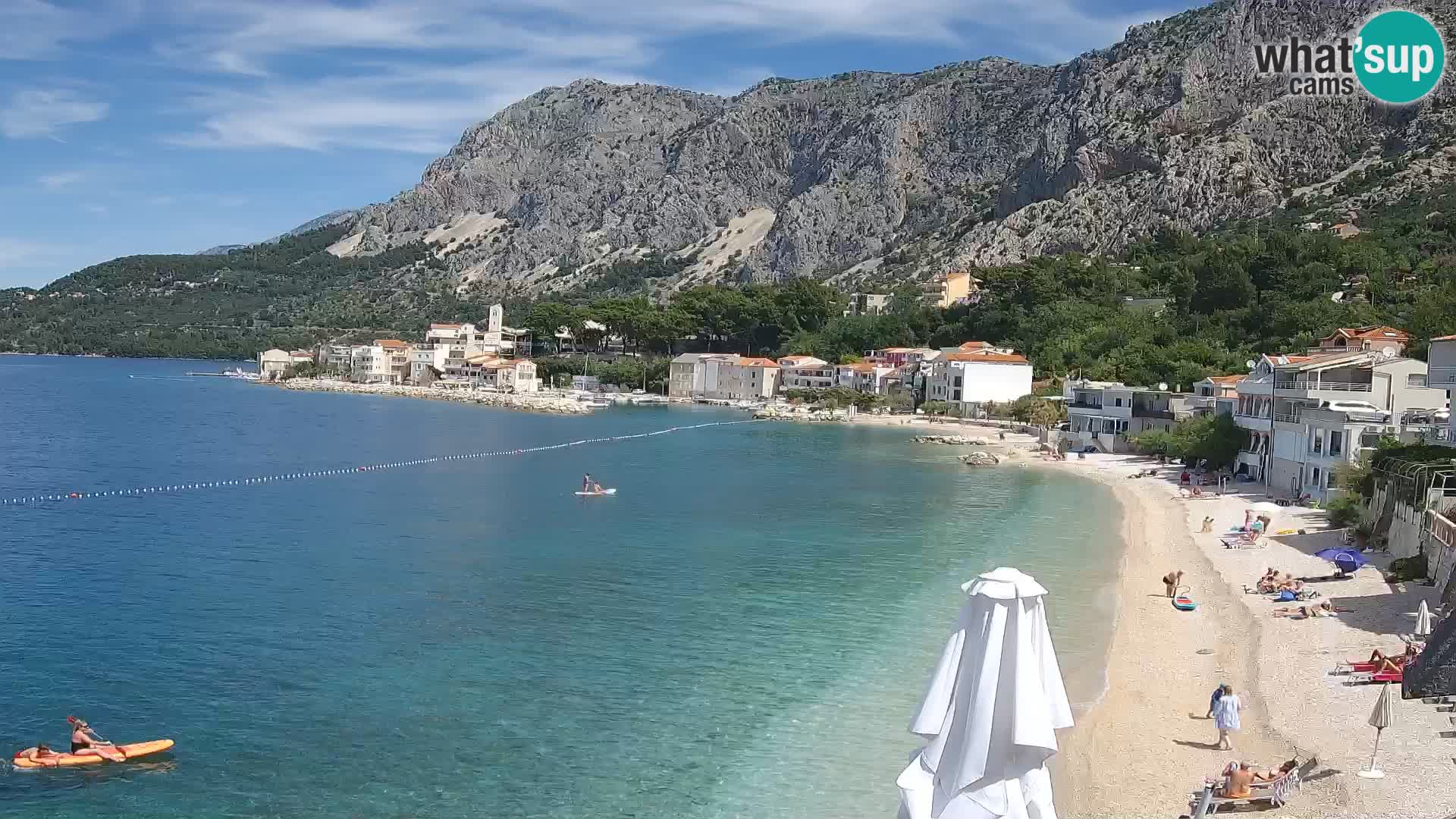 Webcam Drašnice (Podgora)  – Plage