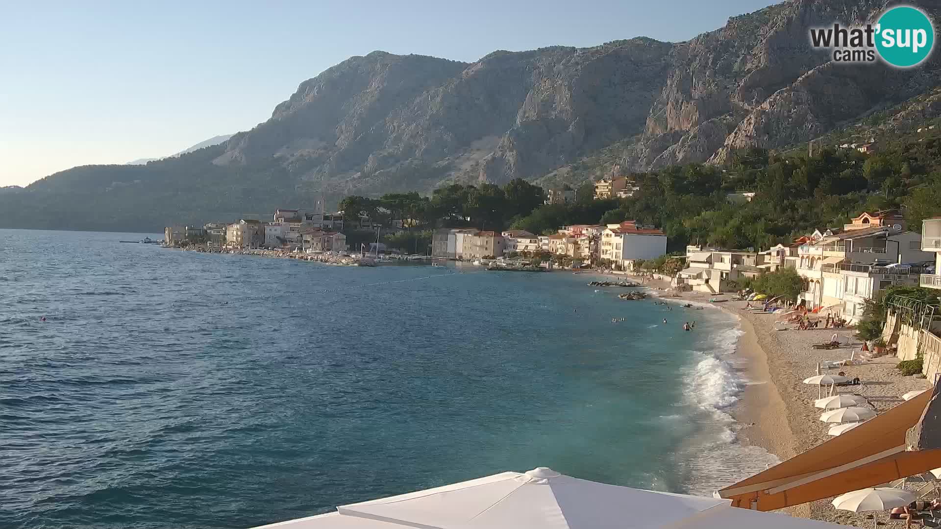 Webcam Drašnice (Podgora)  – Strand