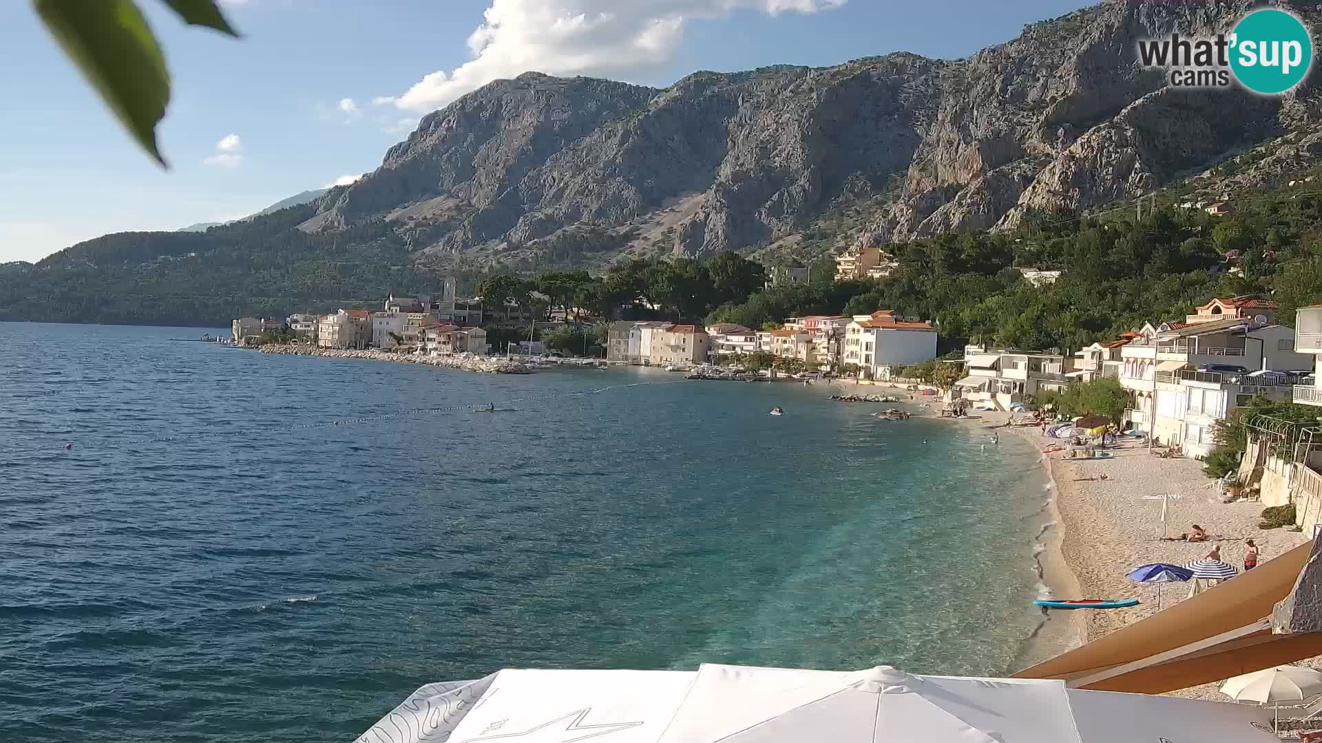 Webcam Drašnice (Podgora)  – Beach – Ober apartments