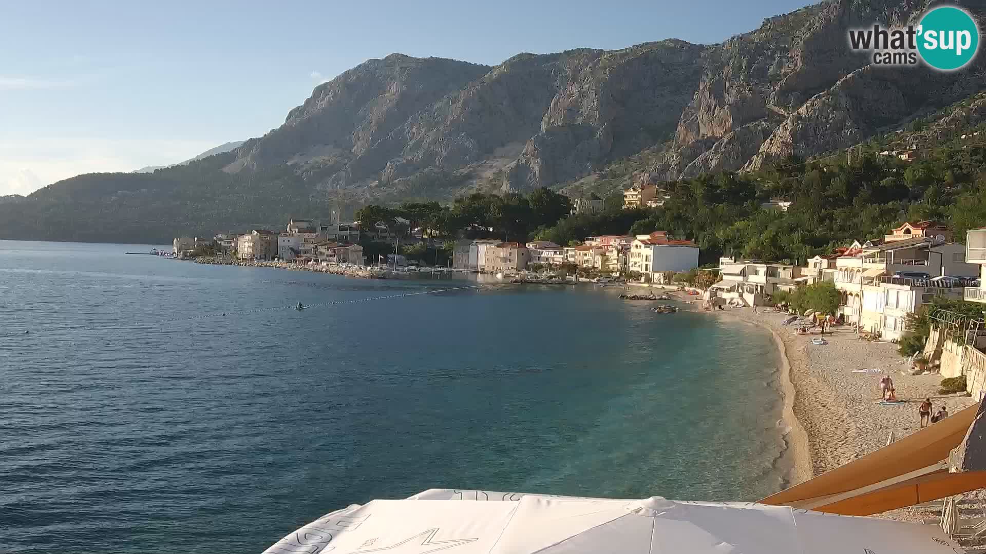 Webcam Drašnice (Podgora)  – Strand