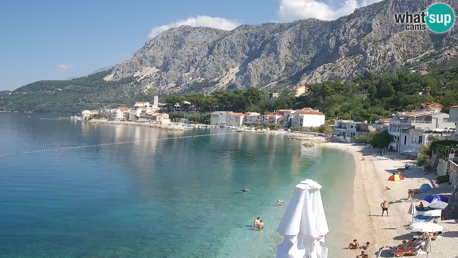 Webcam Drašnice (Podgora)  – Plage