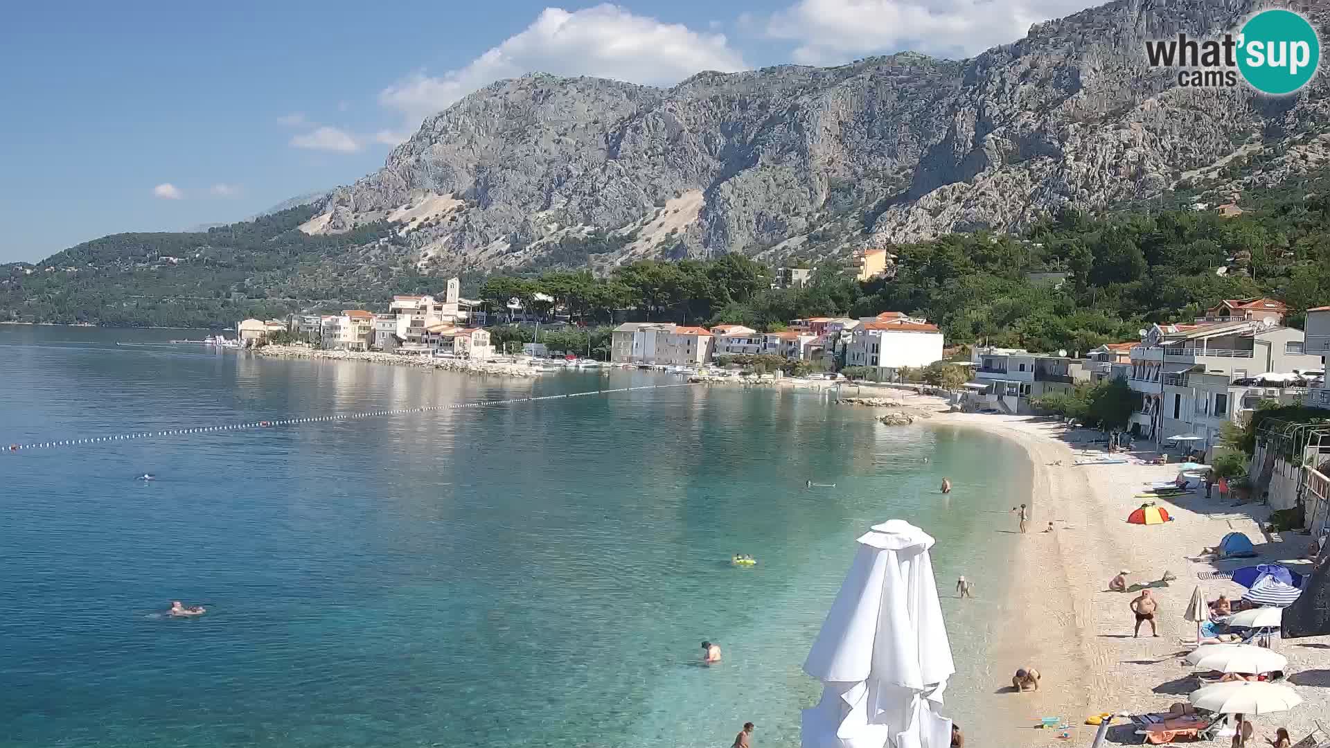 Kamera v živo Drašnice (Podgora) – Plaža