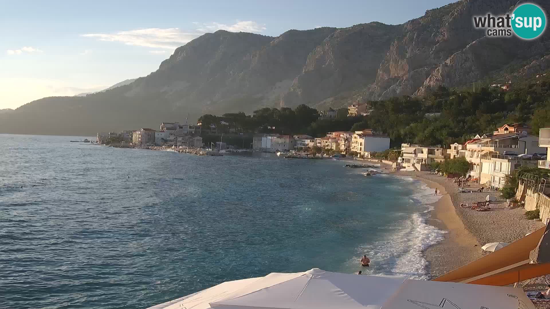 Webcam Drašnice (Podgora)  – Playa