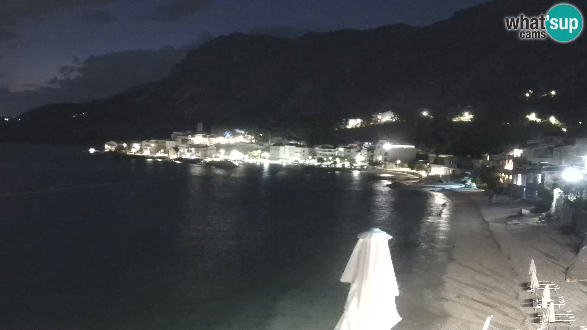 Kamera v živo Drašnice (Podgora) – Plaža