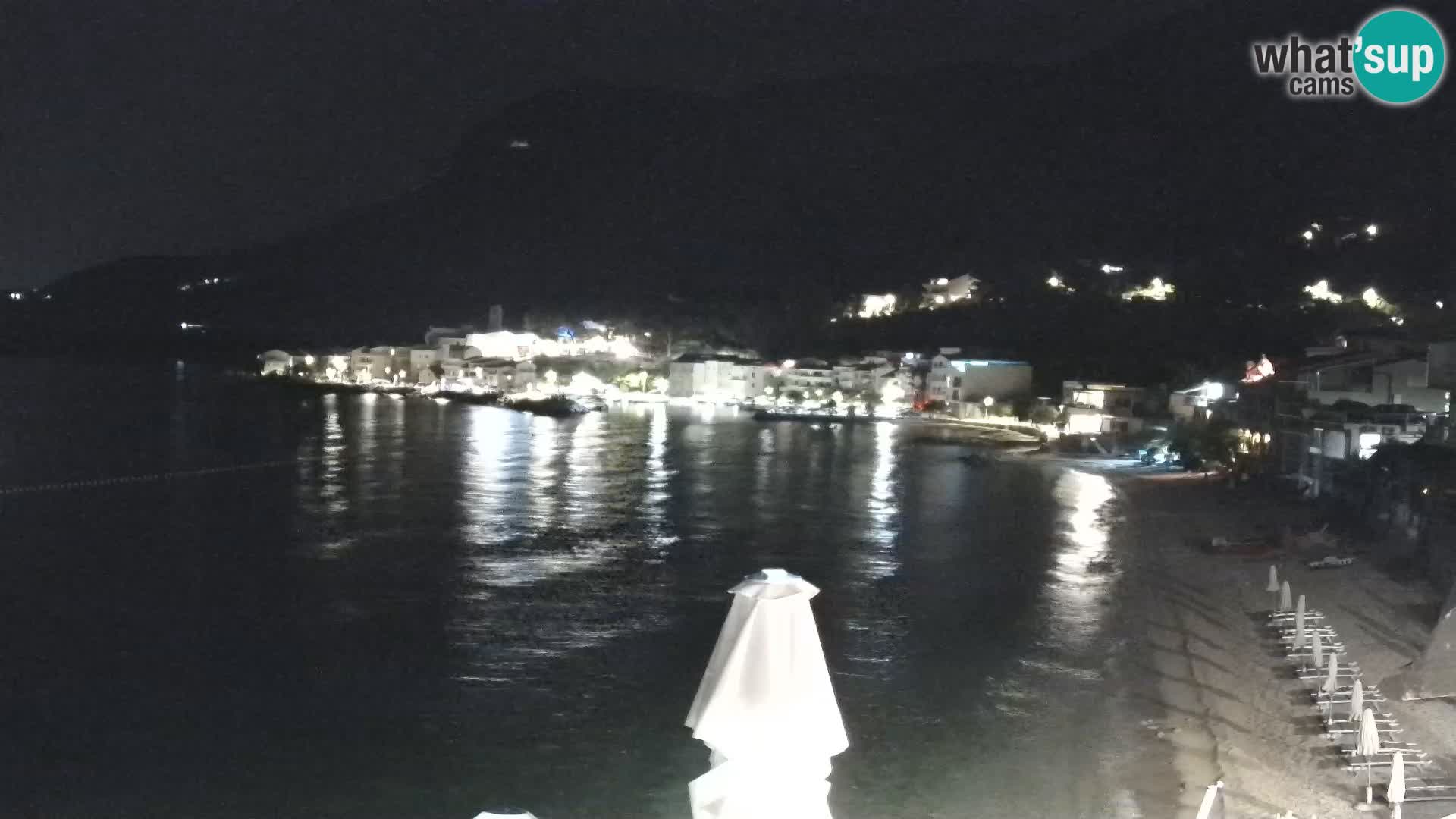 Webcam Drašnice (Podgora)  – Strand