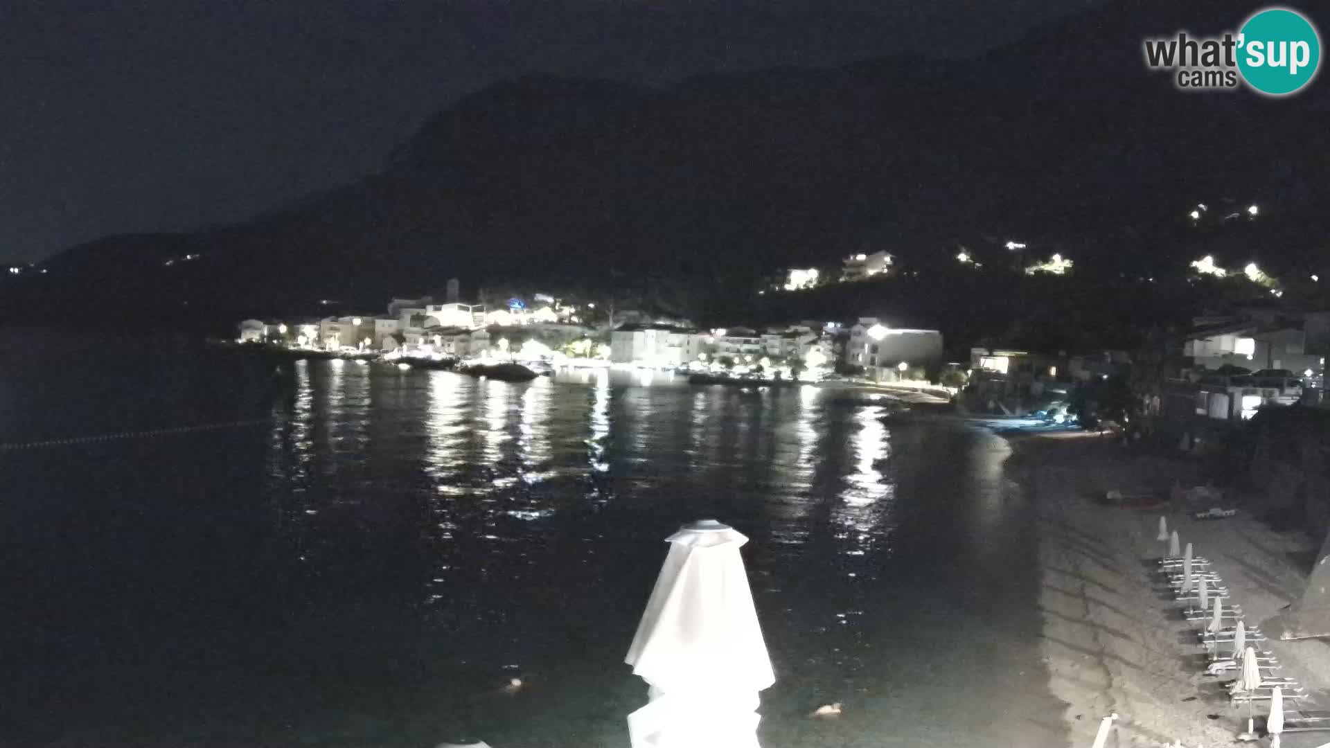 Webcam Drašnice (Podgora)  – Plage