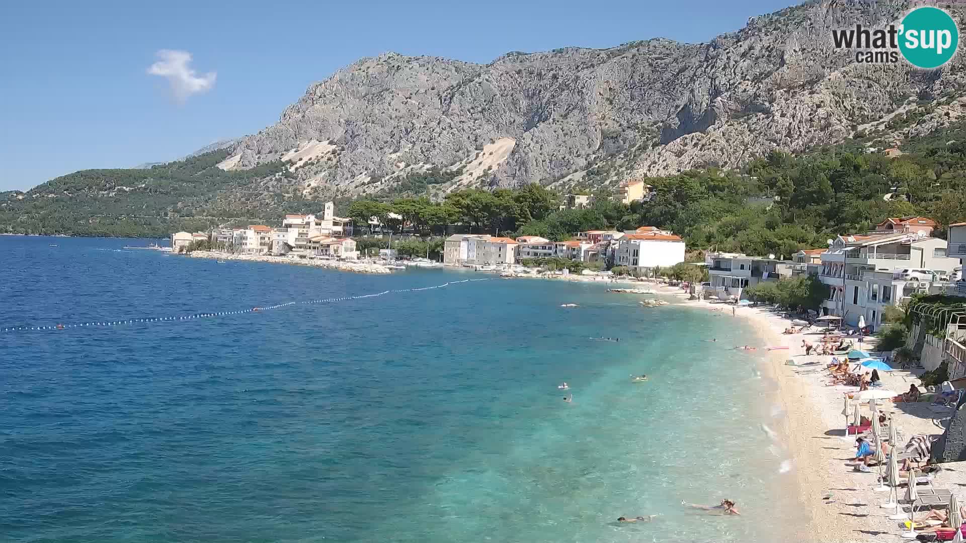 Kamera v živo Drašnice (Podgora) – Plaža
