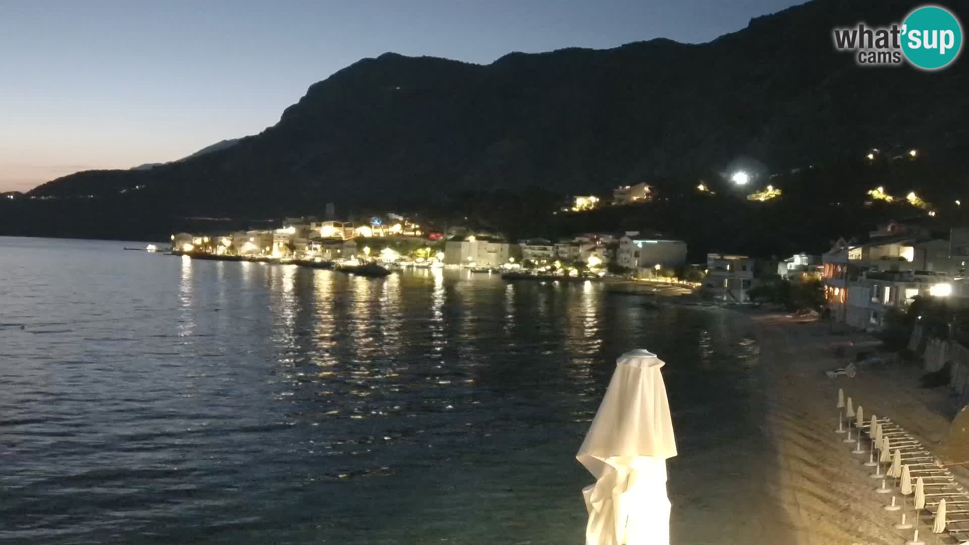 Webcam Drašnice (Podgora)  – Strand