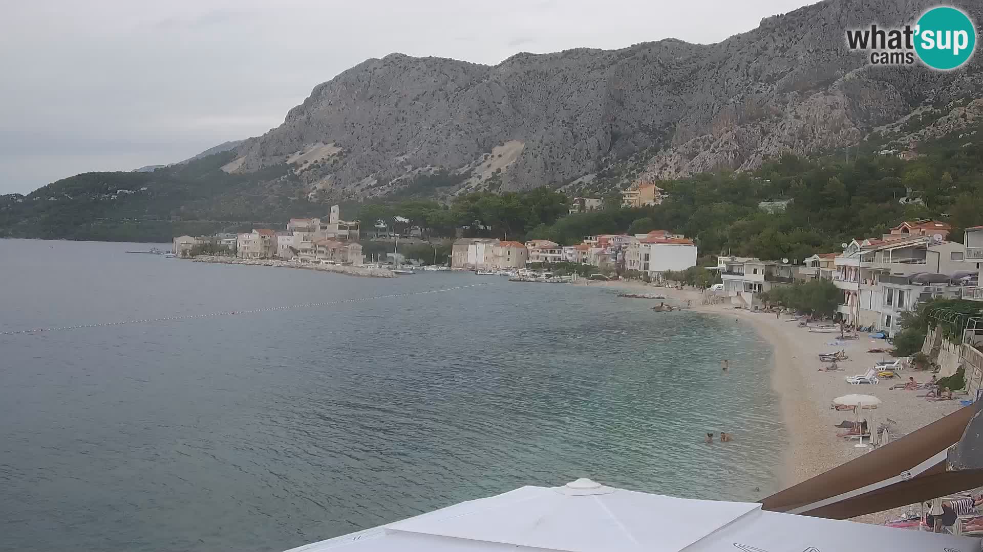 Webcam Drašnice (Podgora)  – Strand