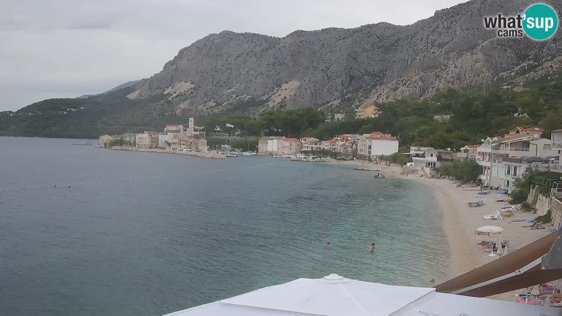 Webcam Drašnice (Podgora)  – Strand