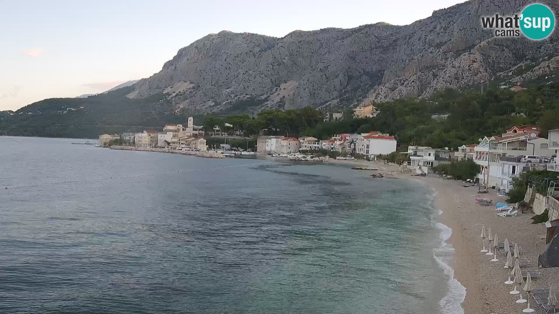Webcam Drašnice (Podgora)  – Playa