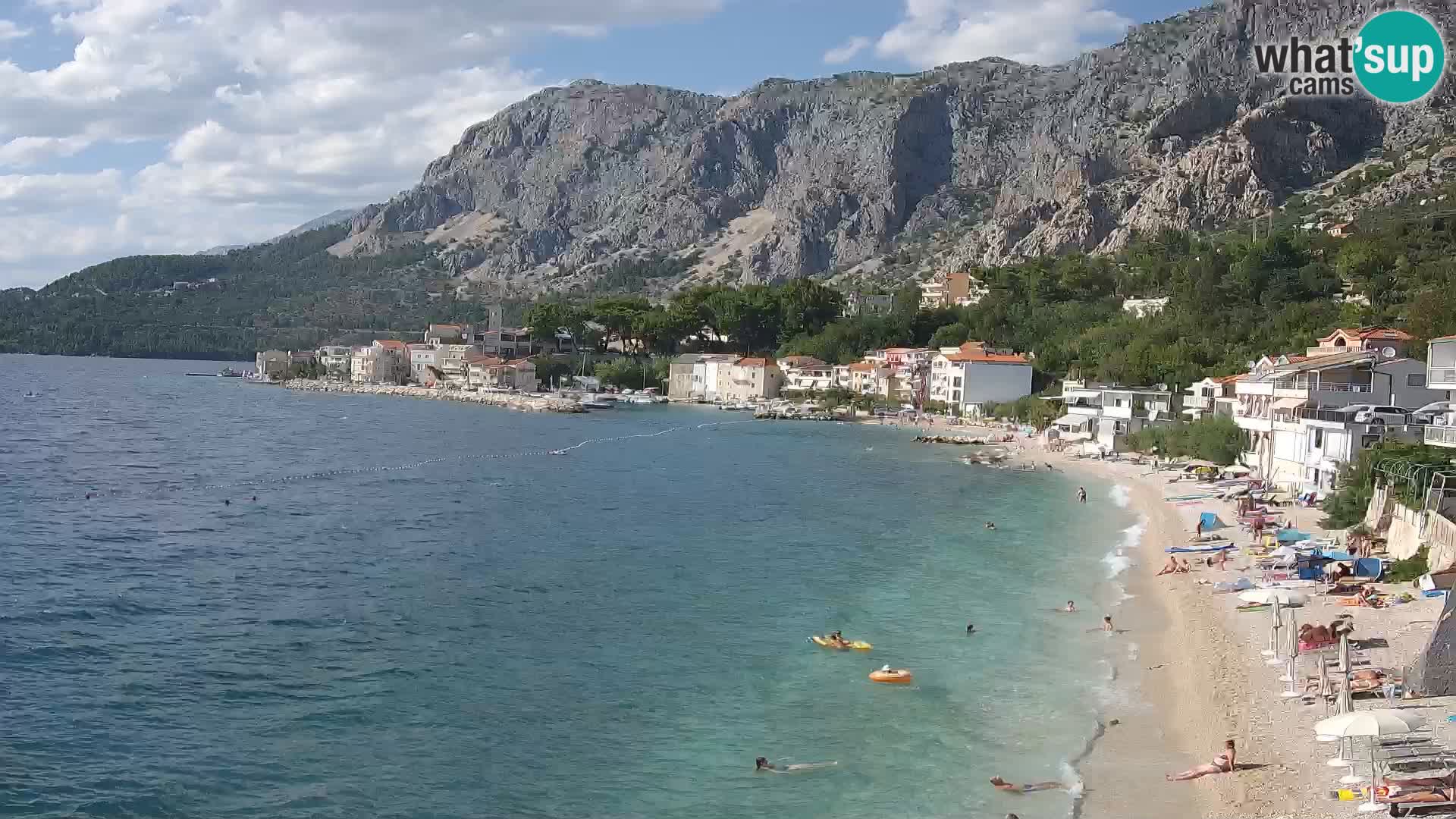 Webcam Drašnice (Podgora)  – Beach – Ober apartments