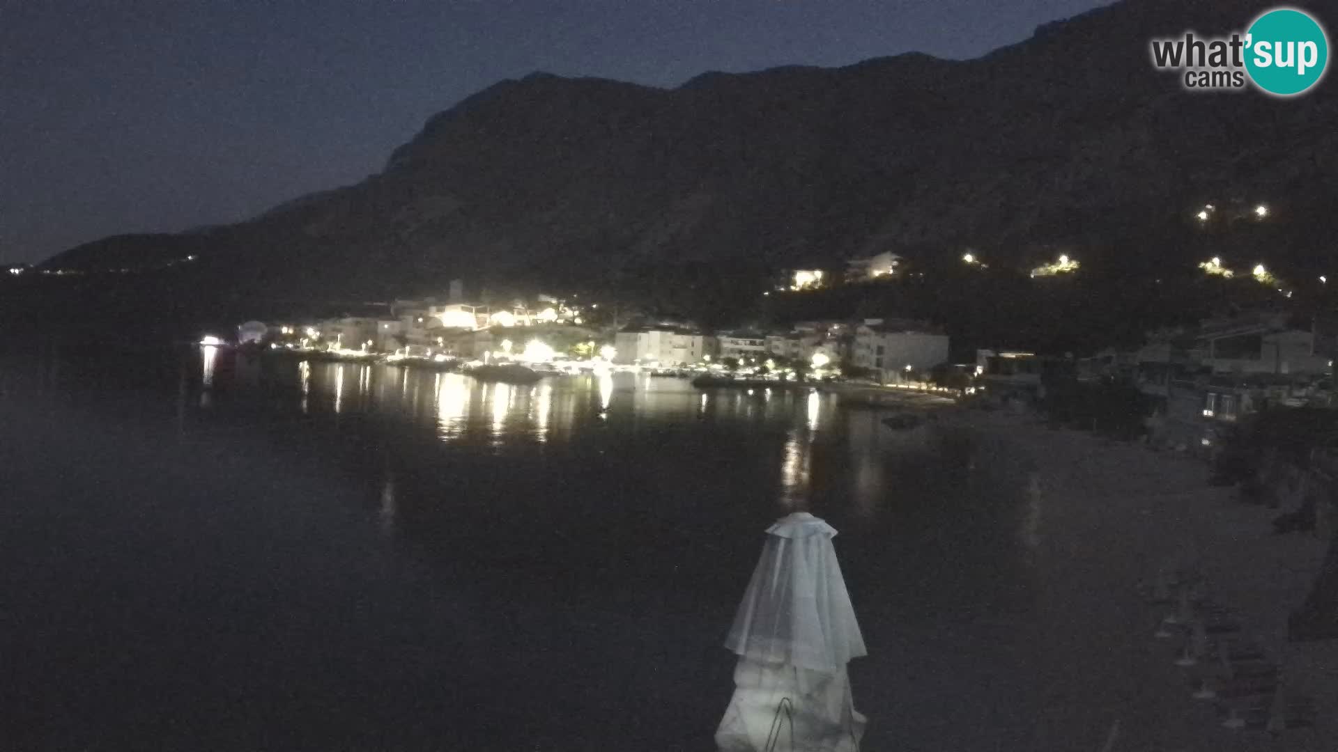 Webcam Drašnice (Podgora)  – Plage