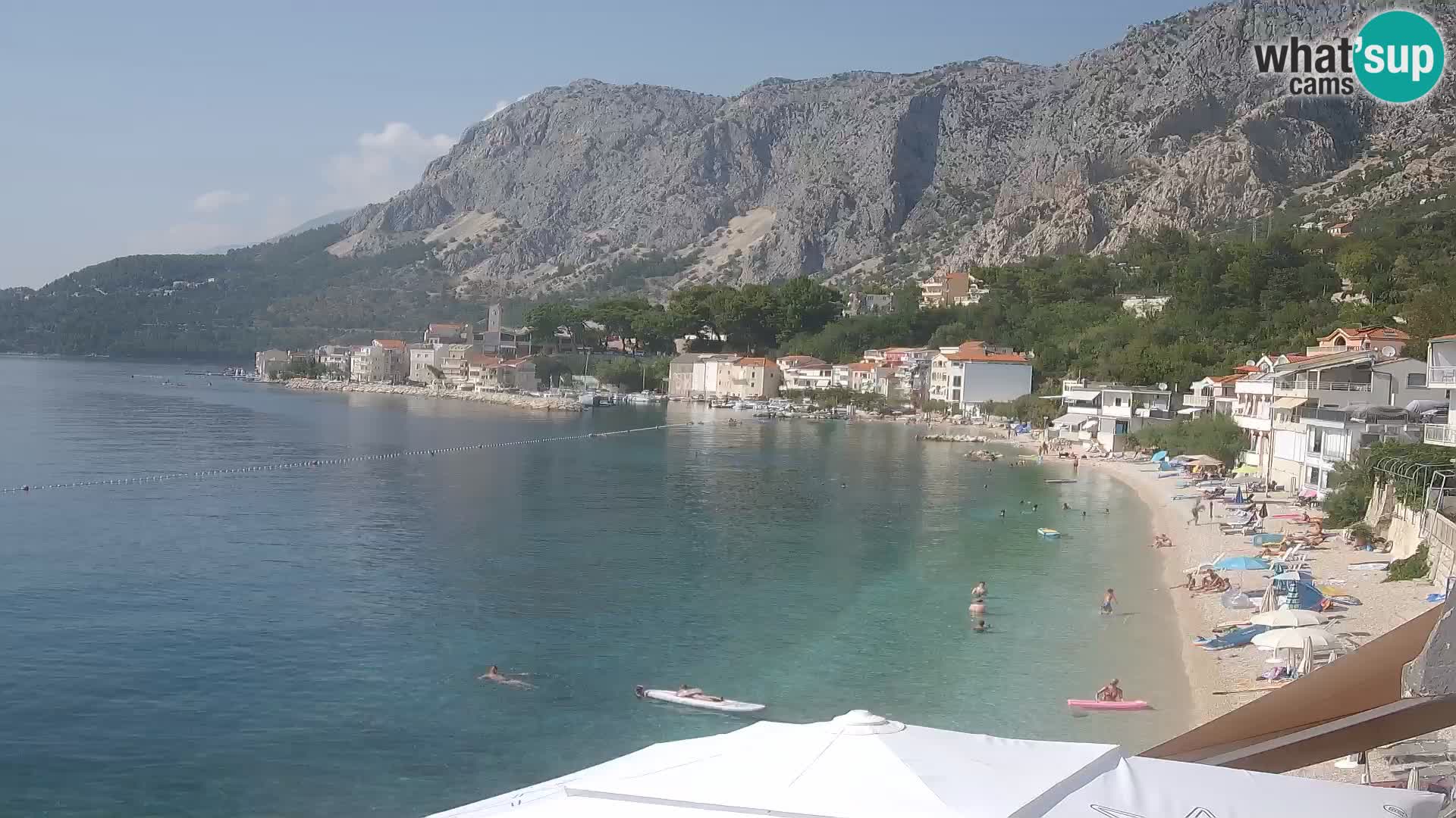 Webcam Drašnice (Podgora)  – Plage