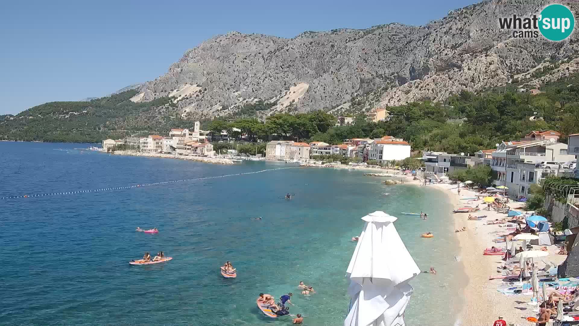 Webcam Drašnice (Podgora)  – Strand