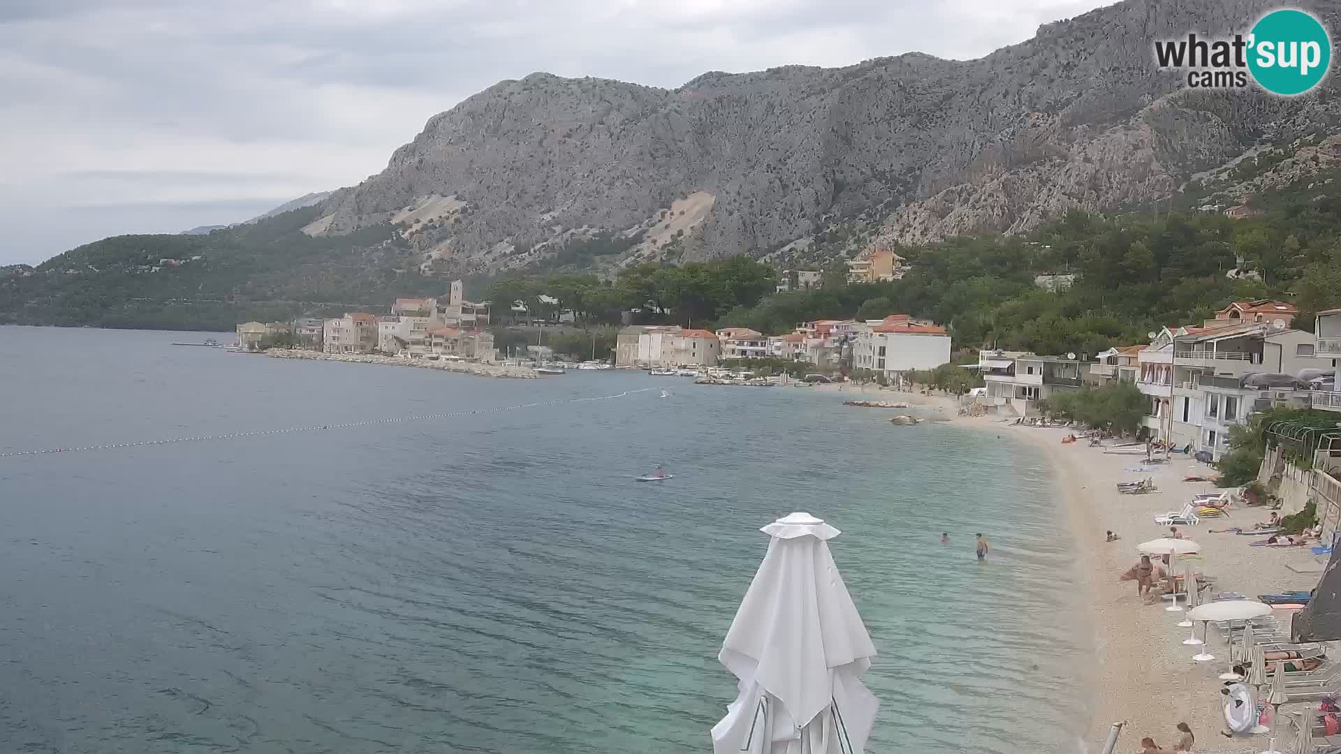 Webcam Drašnice (Podgora)  – Strand