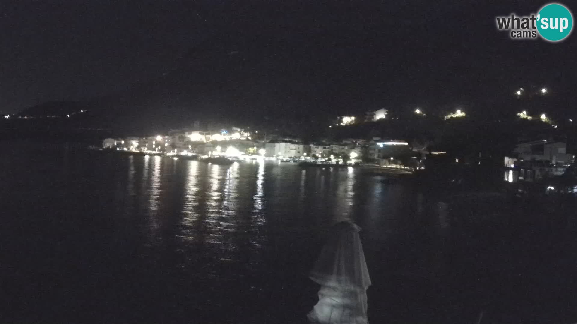 Webcam Drašnice (Podgora)  – Spiaggia