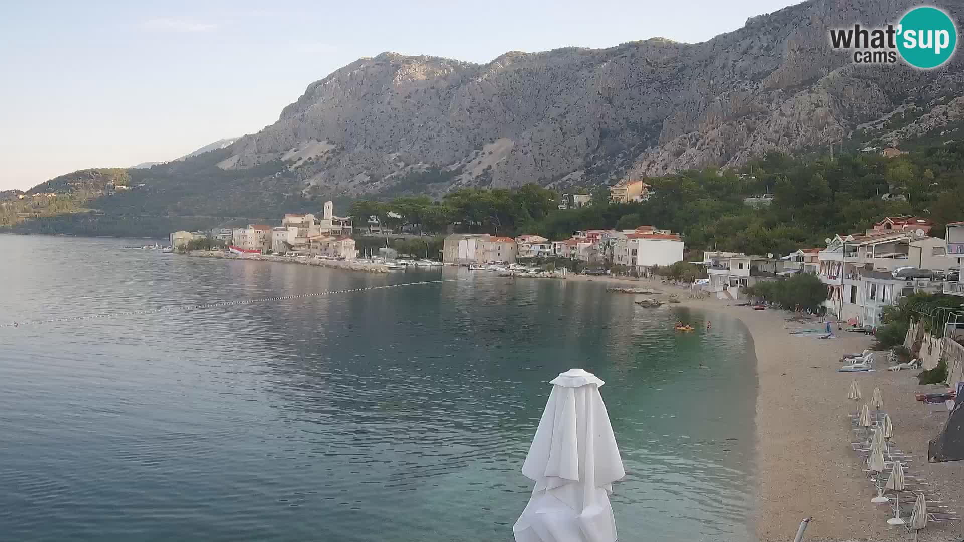 Webcam Drašnice (Podgora)  – Strand
