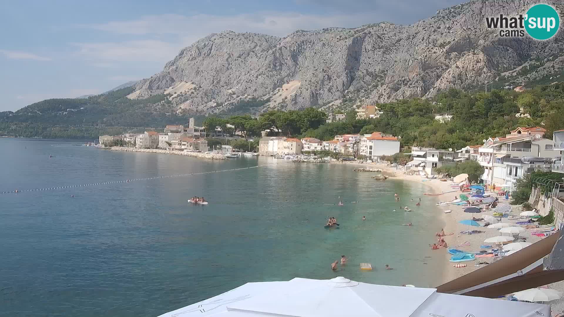 Webcam Drašnice (Podgora)  – Plage