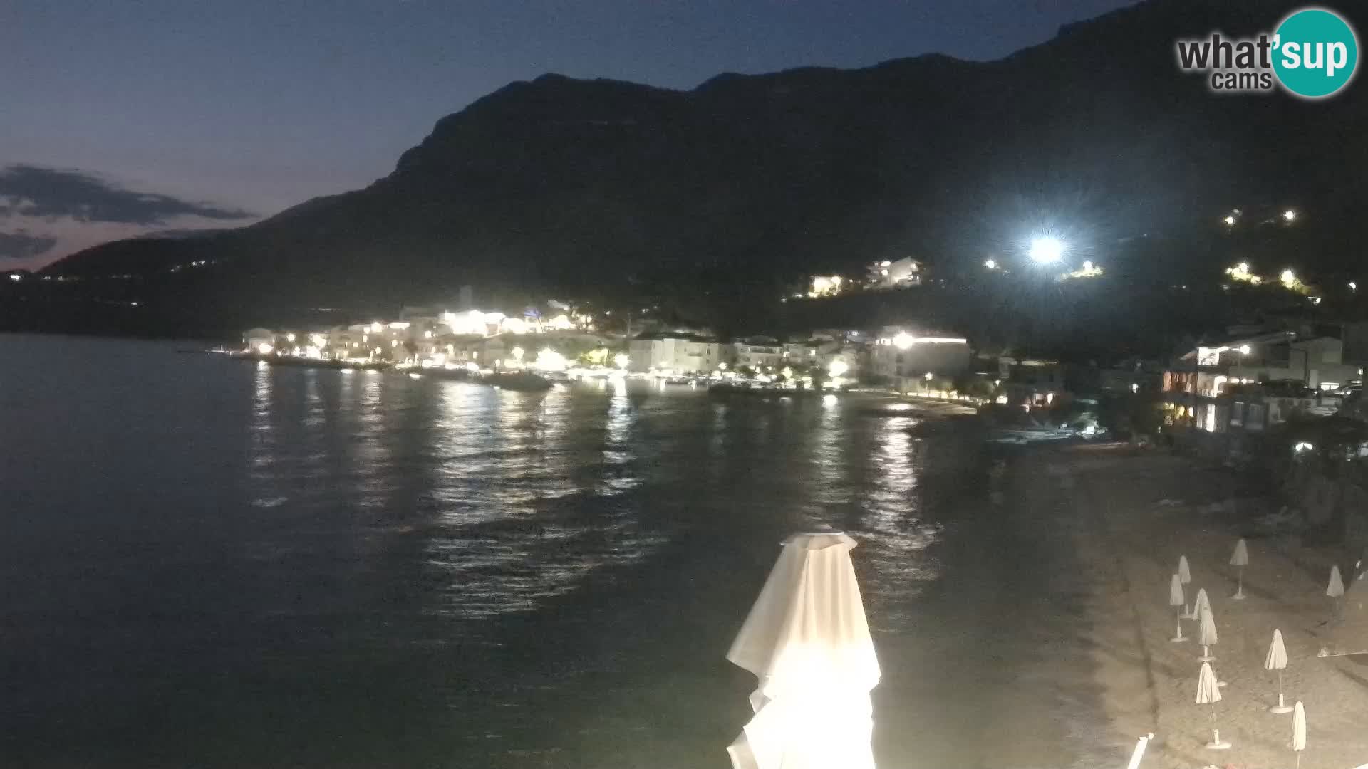 Webcam Drašnice (Podgora)  – Playa