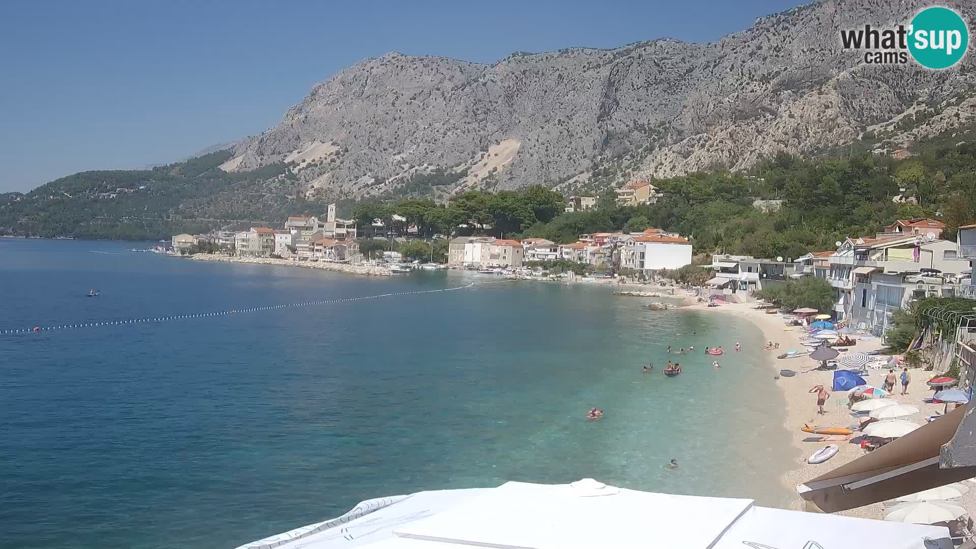Webcam Drašnice (Podgora)  – Plage