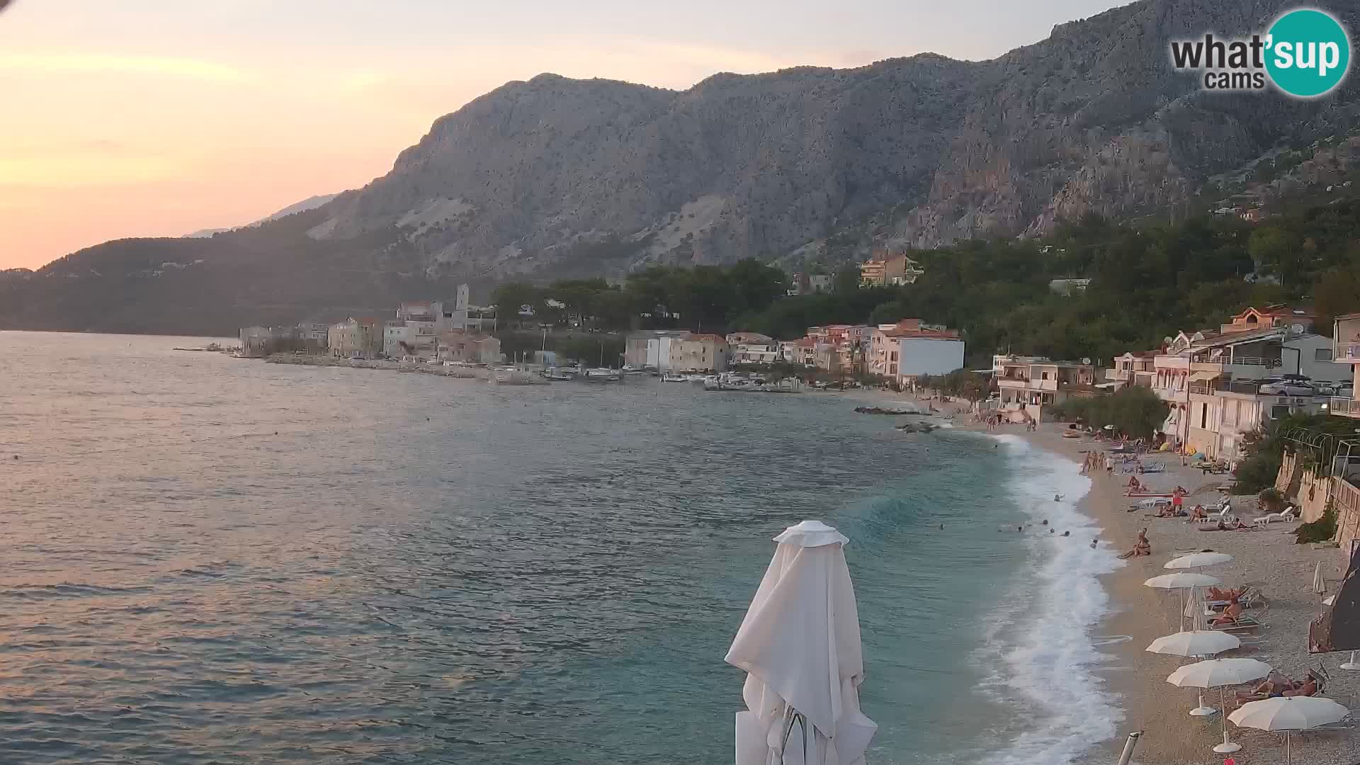 Kamera v živo Drašnice (Podgora) – Plaža