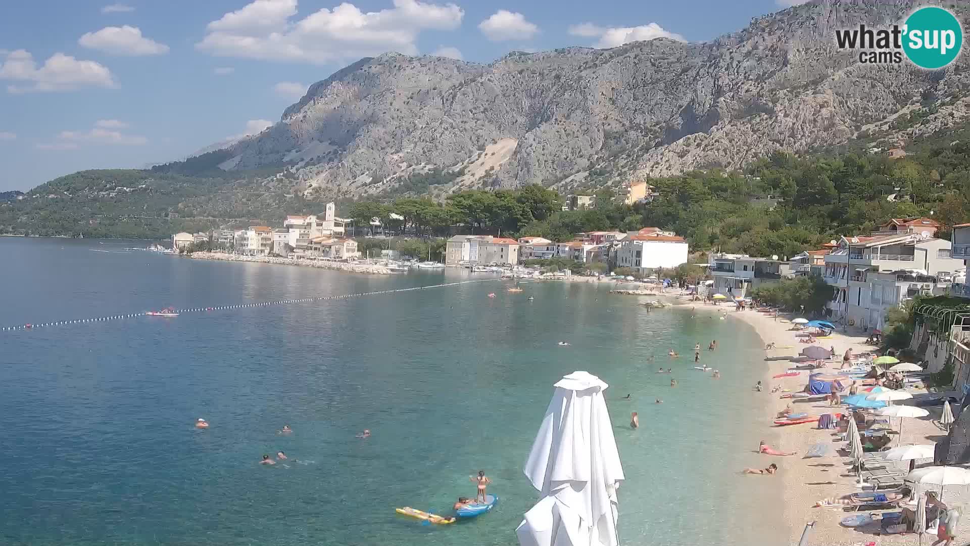 Kamera v živo Drašnice (Podgora) – Plaža