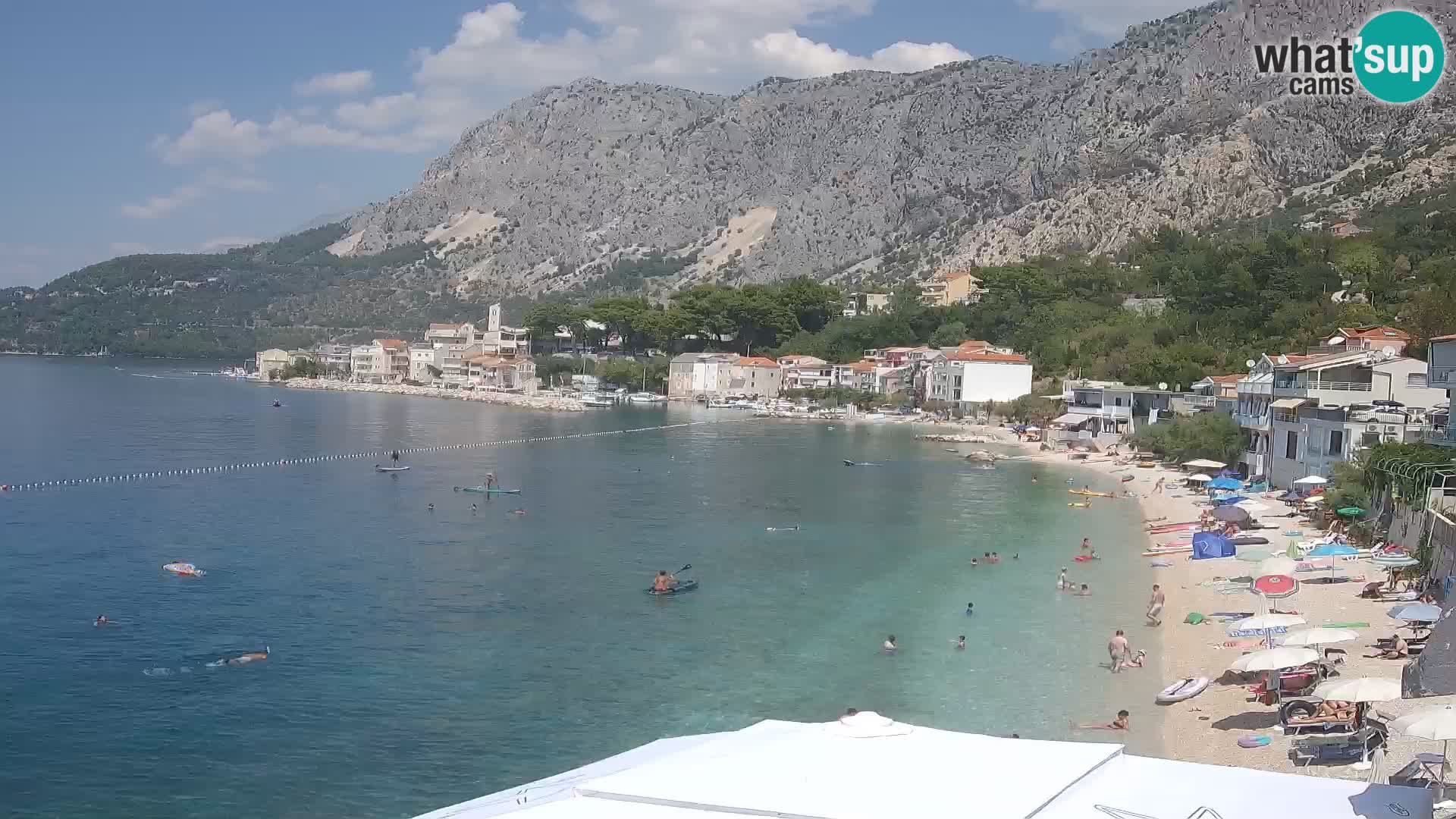 Webcam Drašnice (Podgora)  – Beach – Ober apartments