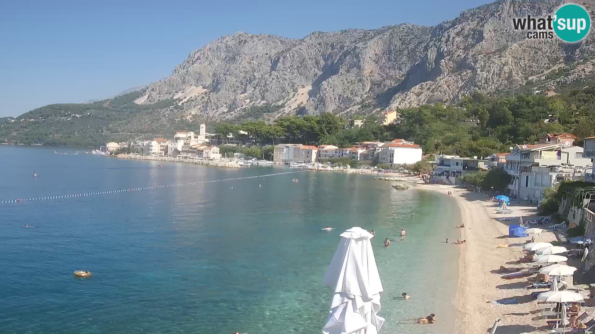 Webcam Drašnice (Podgora)  – Strand