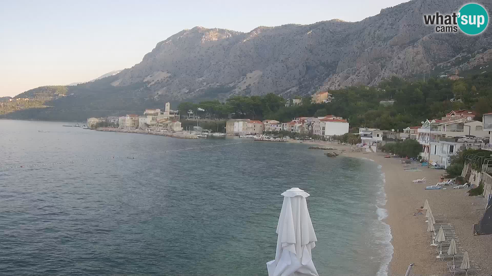 Webcam Drašnice (Podgora)  – Strand