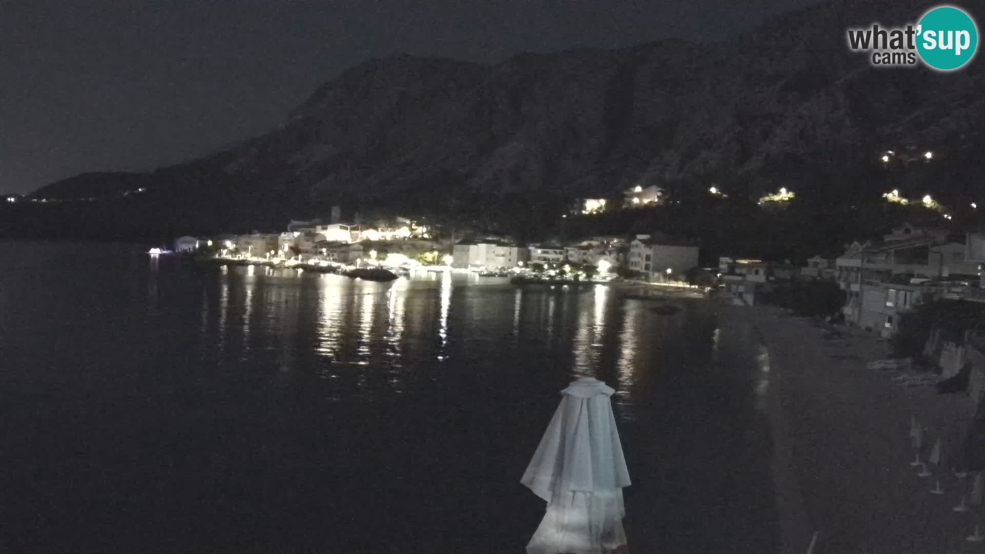 Webcam Drašnice (Podgora)  – Plage
