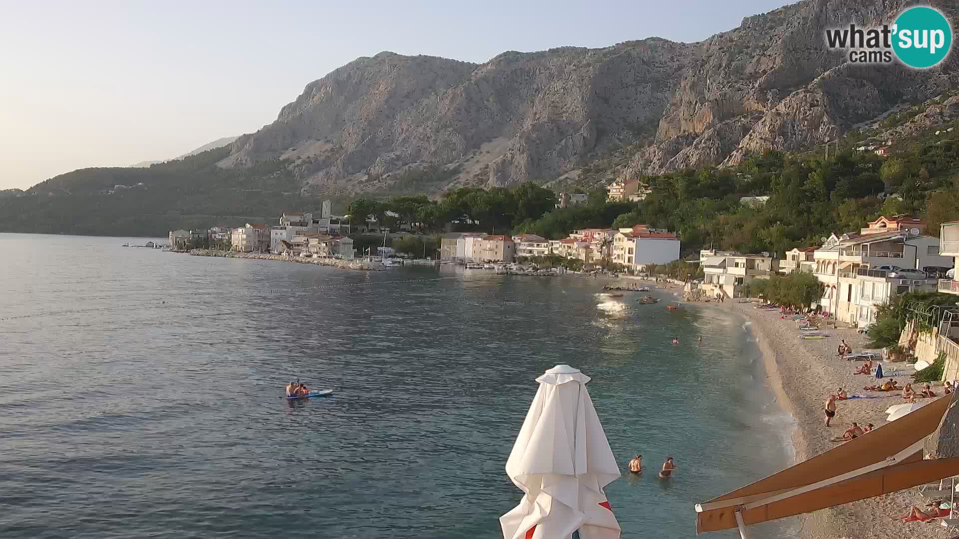 Webcam Drašnice (Podgora)  – Spiaggia