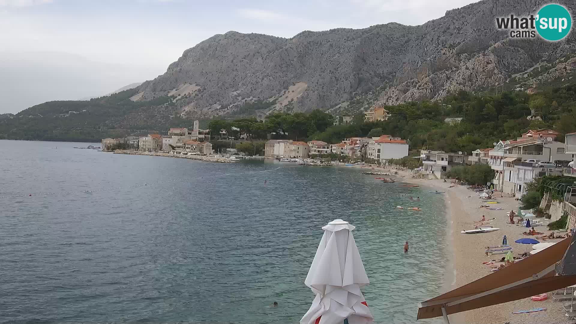 Webcam Drašnice (Podgora)  – Strand