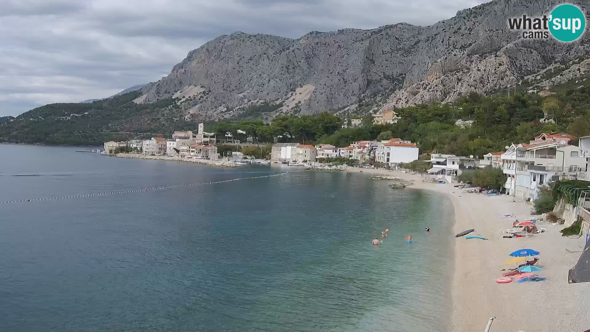 Webcam Drašnice (Podgora)  – Beach – Ober apartments
