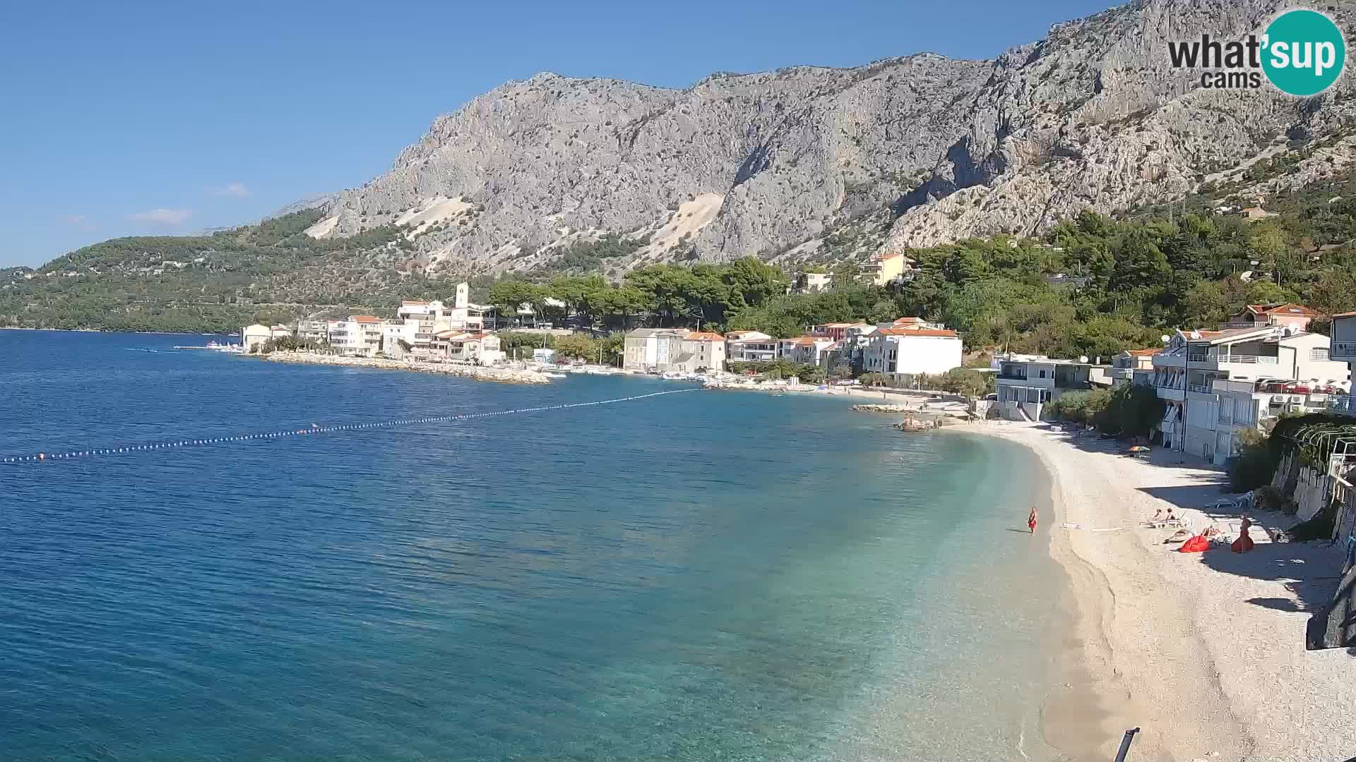 Webcam Drašnice (Podgora)  – Plage