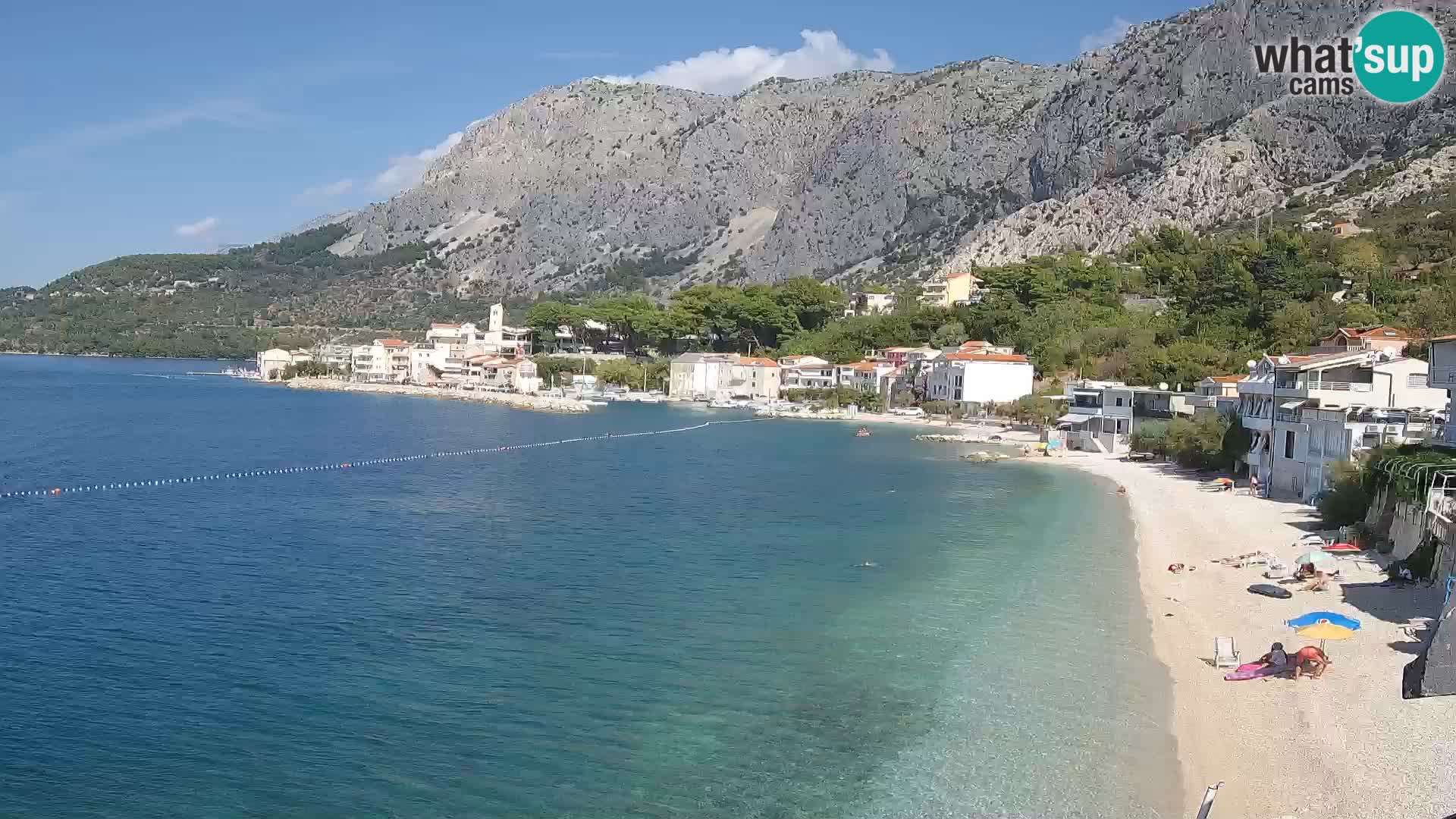 Webcam Drašnice (Podgora)  – Strand