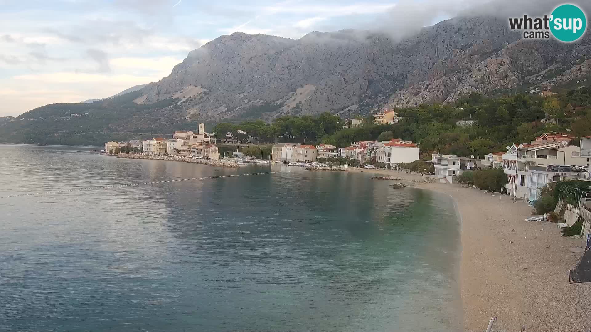 Webcam Drašnice (Podgora)  – Playa