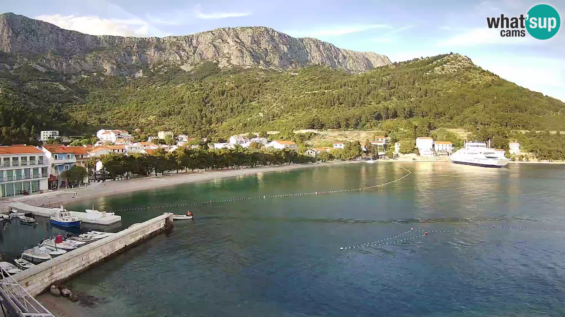 Spletna kamera v živo Drvenik – Makarska – Dalmacija – Hrvaška