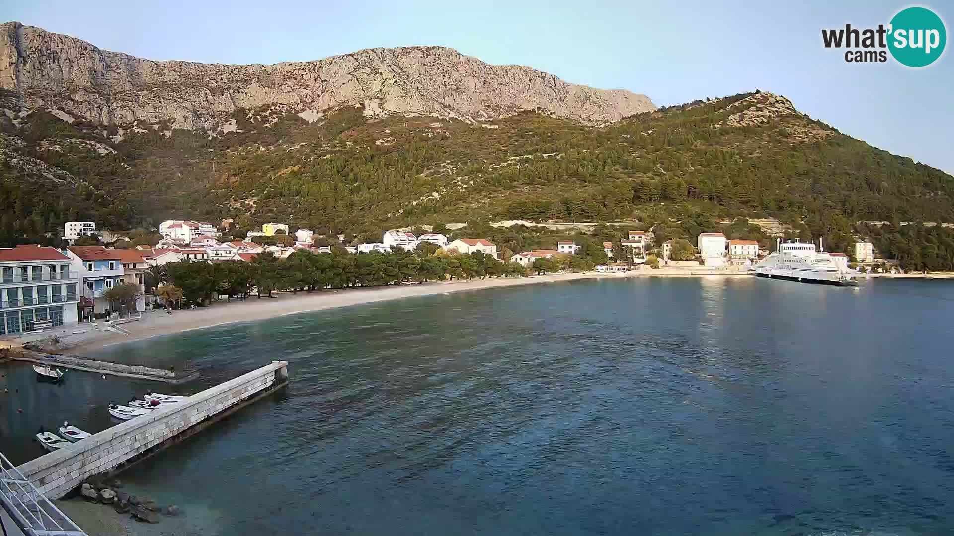 Spletna kamera v živo Drvenik – Makarska – Dalmacija – Hrvaška