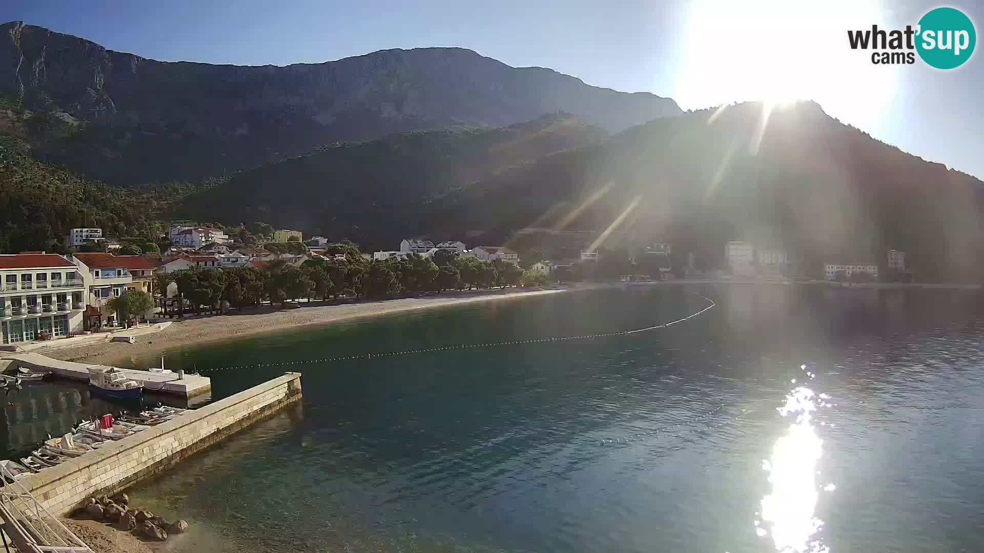 Spletna kamera v živo Drvenik – Makarska – Dalmacija – Hrvaška