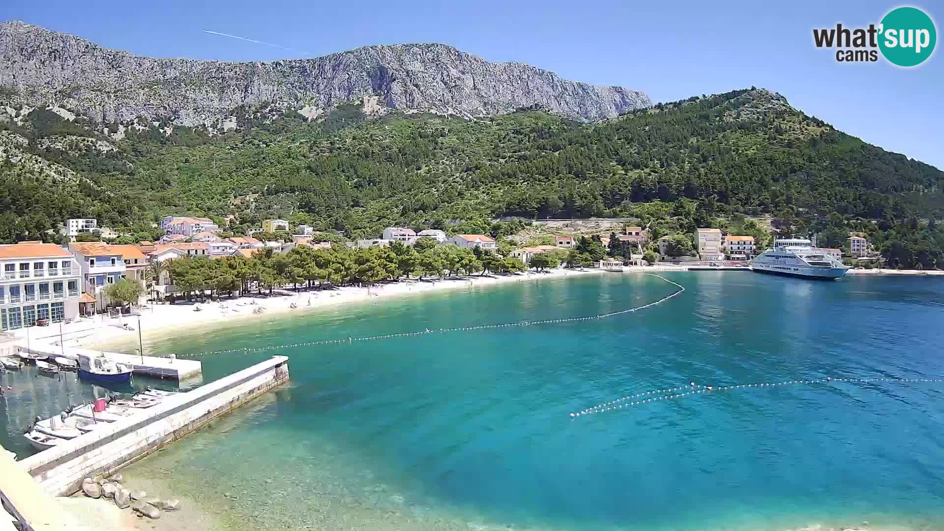 Spletna kamera v živo Drvenik – Makarska – Dalmacija – Hrvaška