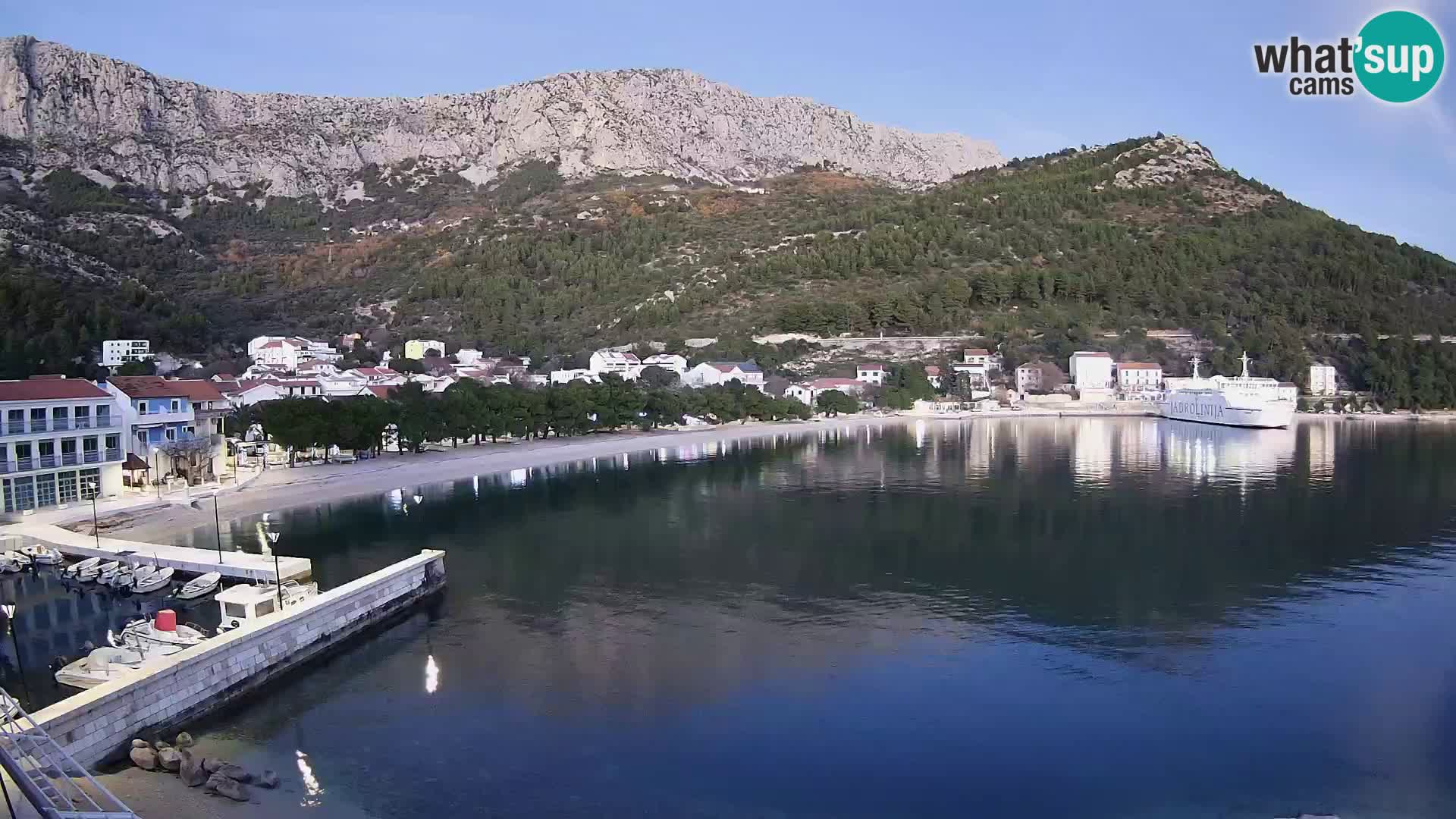 Spletna kamera v živo Drvenik – Makarska – Dalmacija – Hrvaška