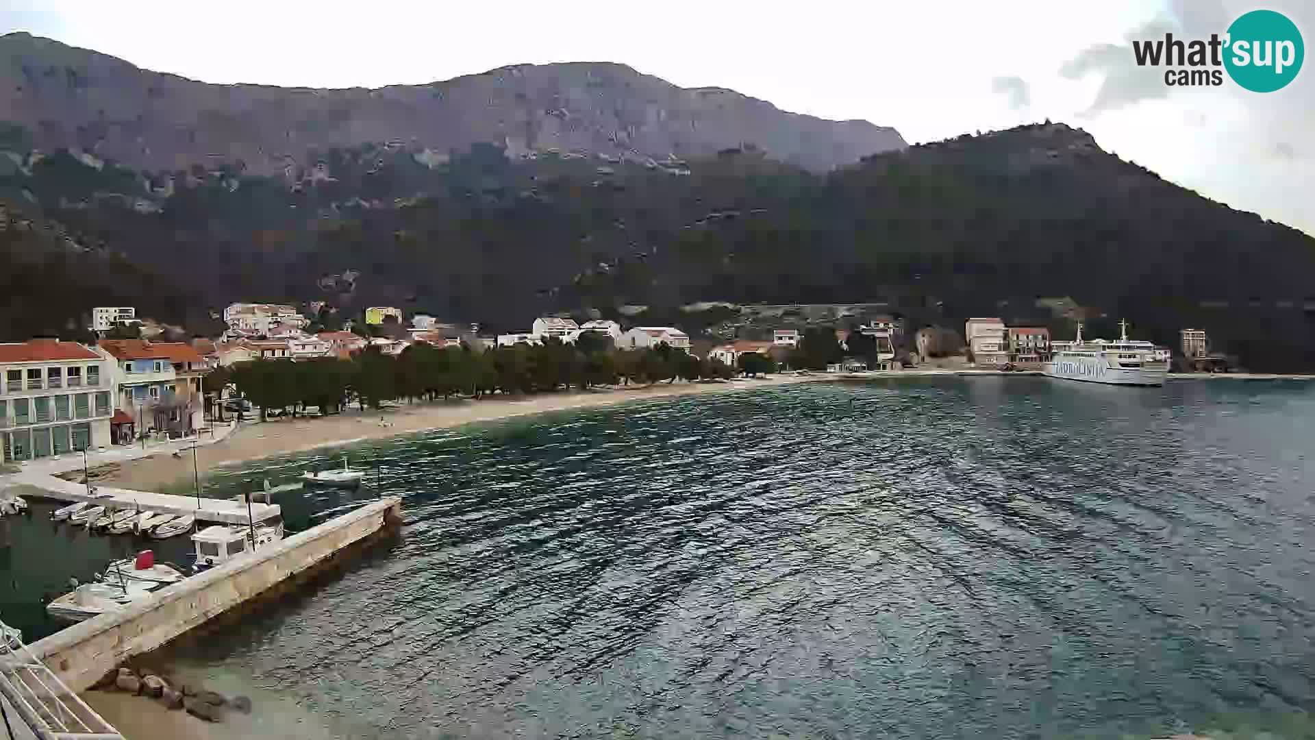 Spletna kamera v živo Drvenik – Makarska – Dalmacija – Hrvaška