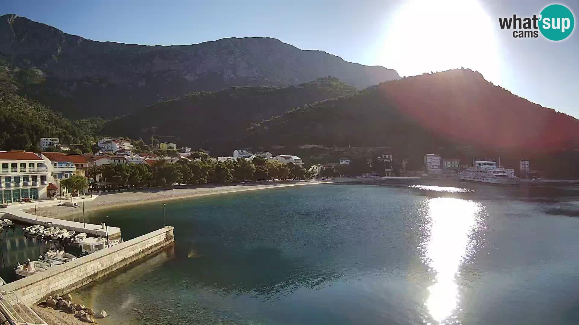 Spletna kamera v živo Drvenik – Makarska – Dalmacija – Hrvaška